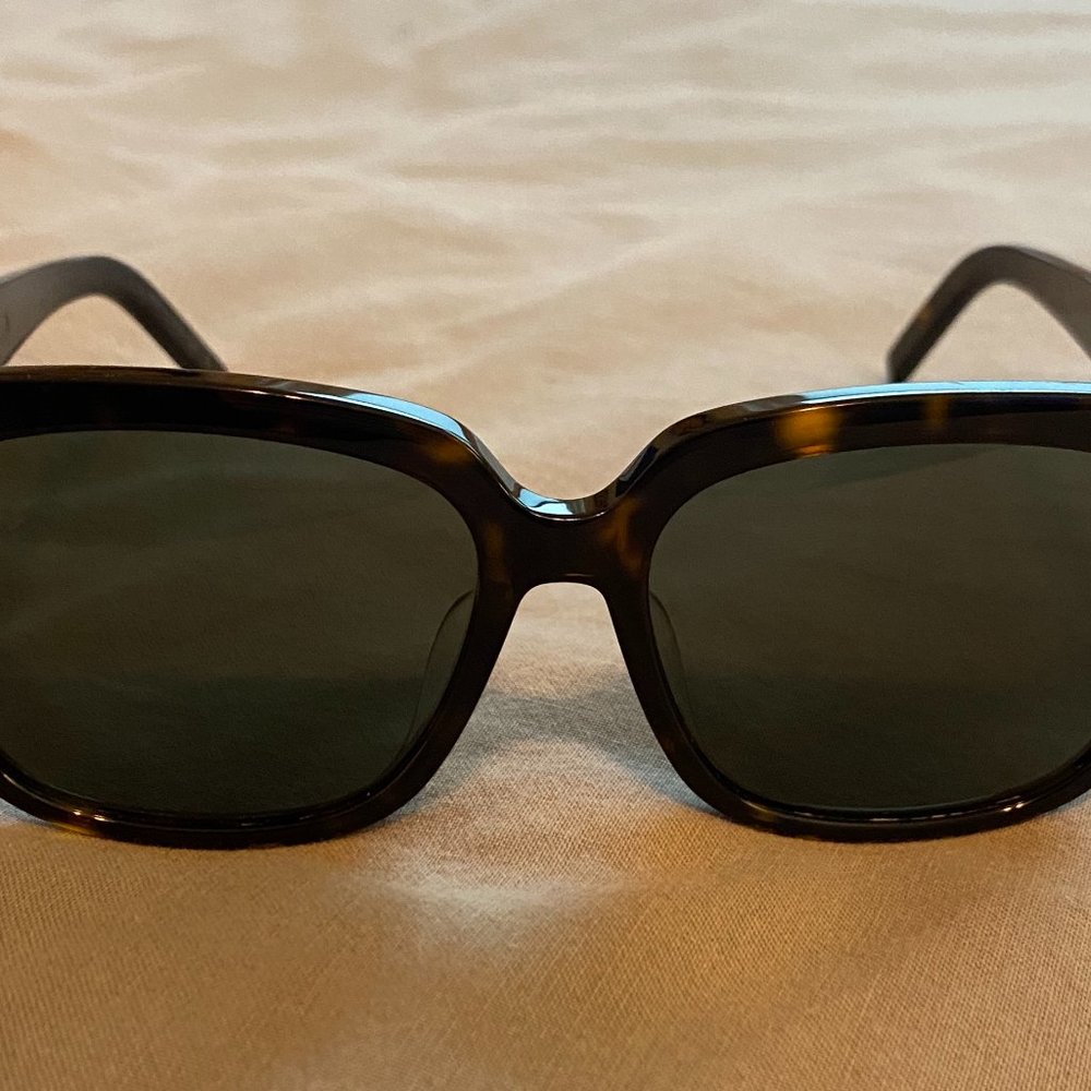 Saint Laurent Monogram SL M40/FN 004 55mm Women's Oversized Cat Eye Sunglasses